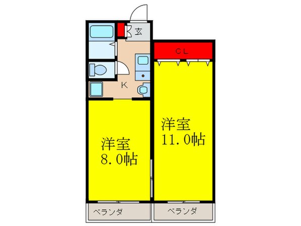 ＫＩビルの物件間取画像